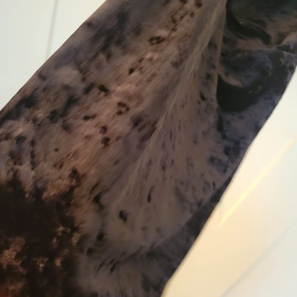 Cotton Candy LA DollsKill Black Crushed Velvet Cowl Neck Mini Skirt - Picture 2 of 5